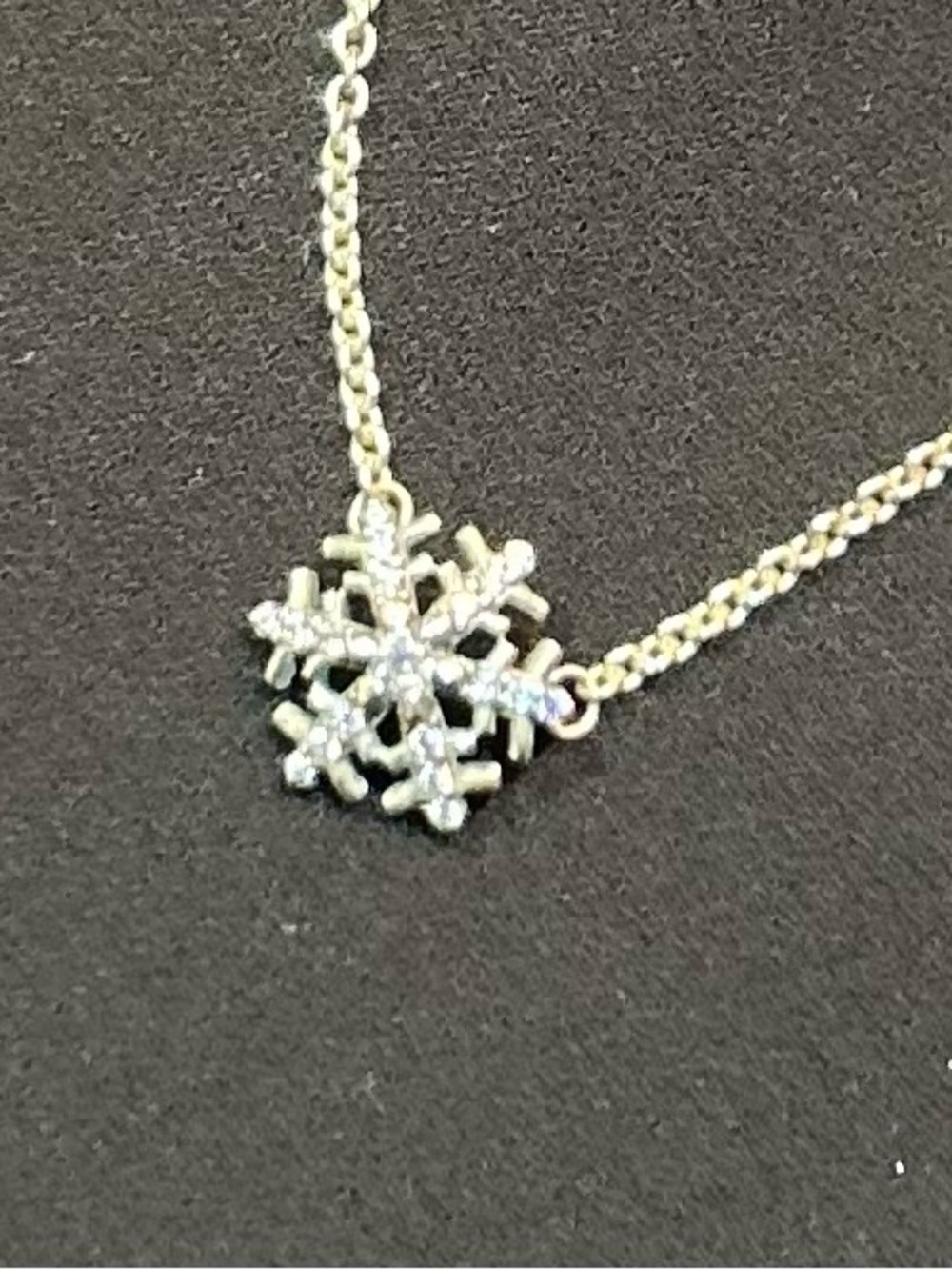 Pandora Sterling Silver Snowflake Pendant Necklace - Silver